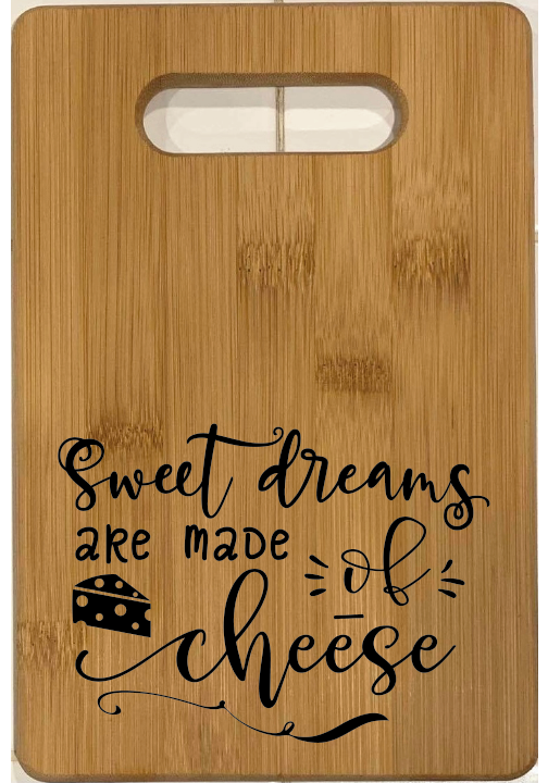 Sweet Dreams Personal Sized Bamboo Charcuterie l (Cheese) Board