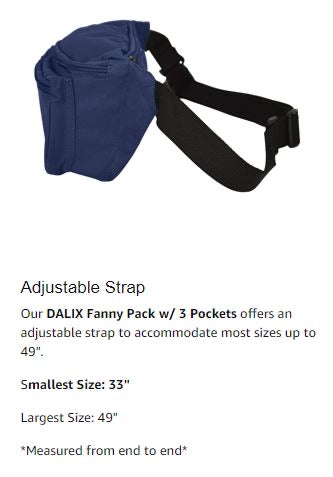 Fanny Pack with 3 Pockets