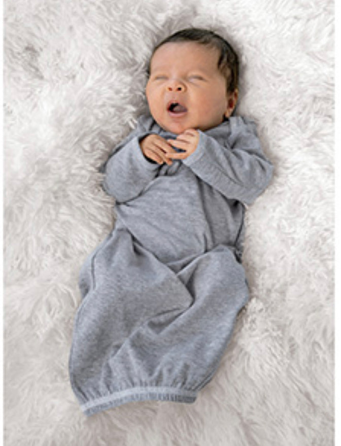 Infant Baby Rib Layette Sleeper