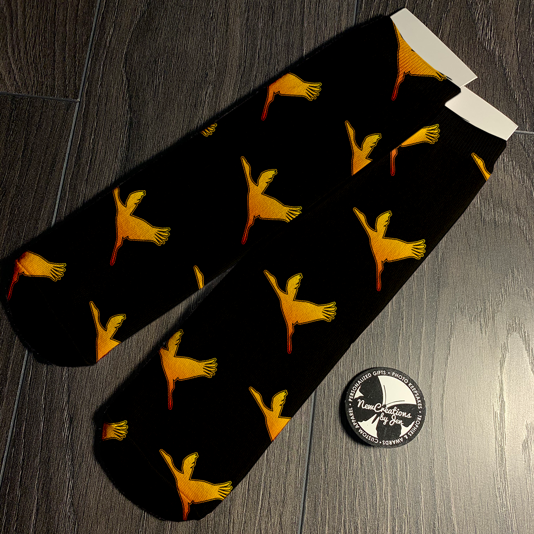 Calcetines con ruedas de WWN (inspirados en La rueda del tiempo)