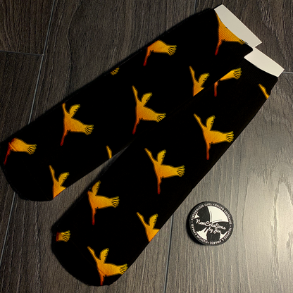 Calcetines con ruedas de WWN (inspirados en La rueda del tiempo)