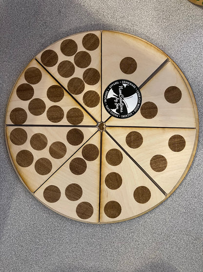 Pizza Puzzle with numbers