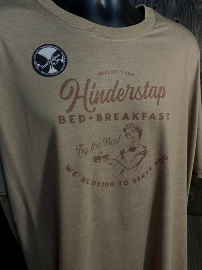 Hinderstap Bed &amp; Breakfast - Camisetas ligeras de recuerdo inspiradas en La Rueda del Tiempo