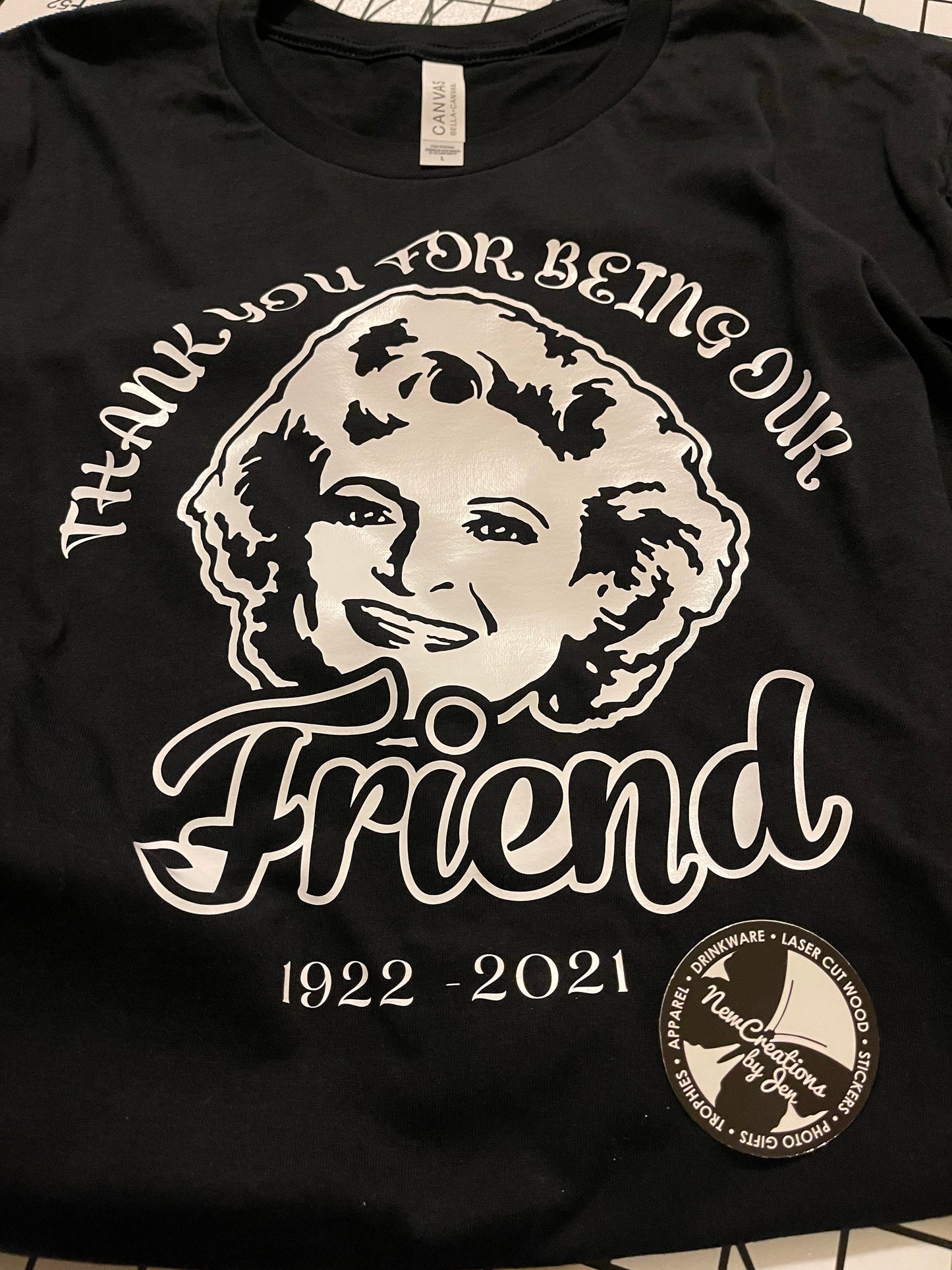 Gracias por ser un amigo - Betty White - Camiseta unisex premium