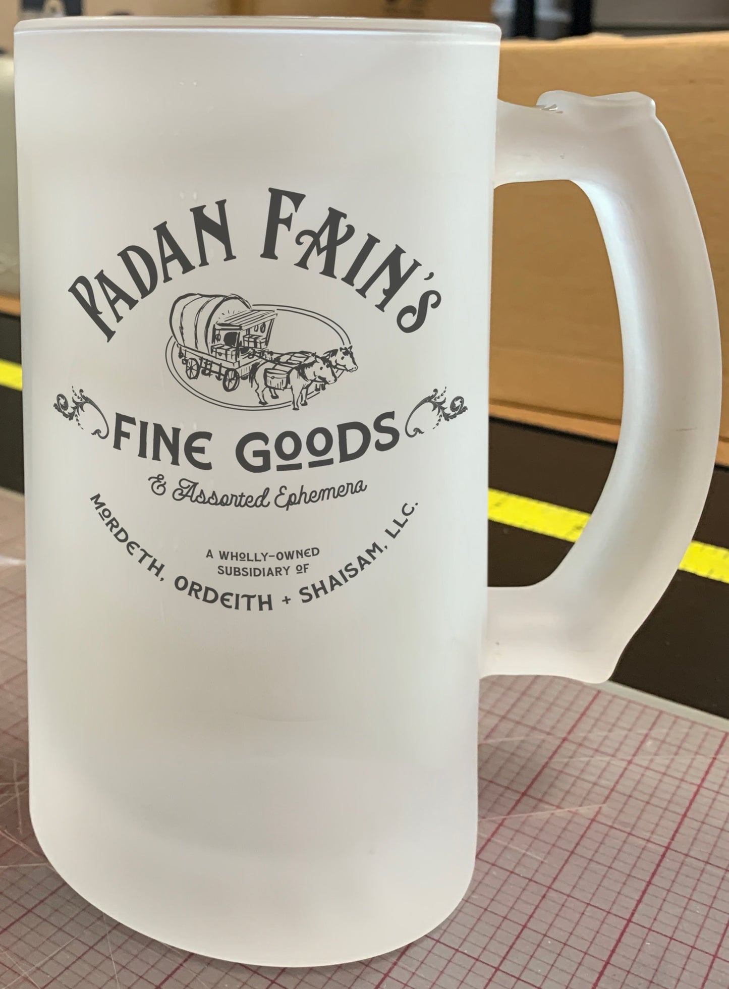 Wheel of Time Frosty Mug Souvenir Series - Padan Fain’s Fine Goods - COLLECT THEM ALL!!