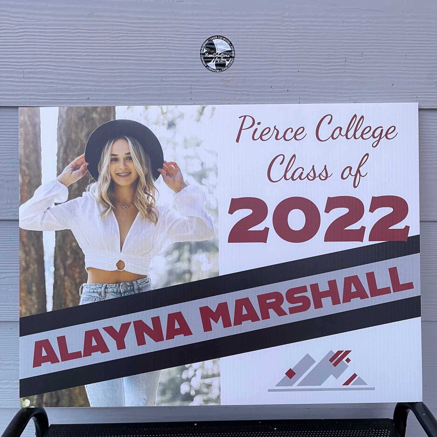 2024 Senior Photo Yard Sign - 24 x 18 Full Color