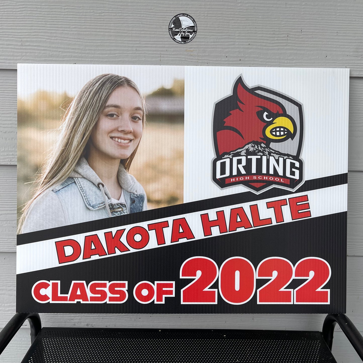 2024 Senior Photo Yard Sign - 24 x 18 Full Color