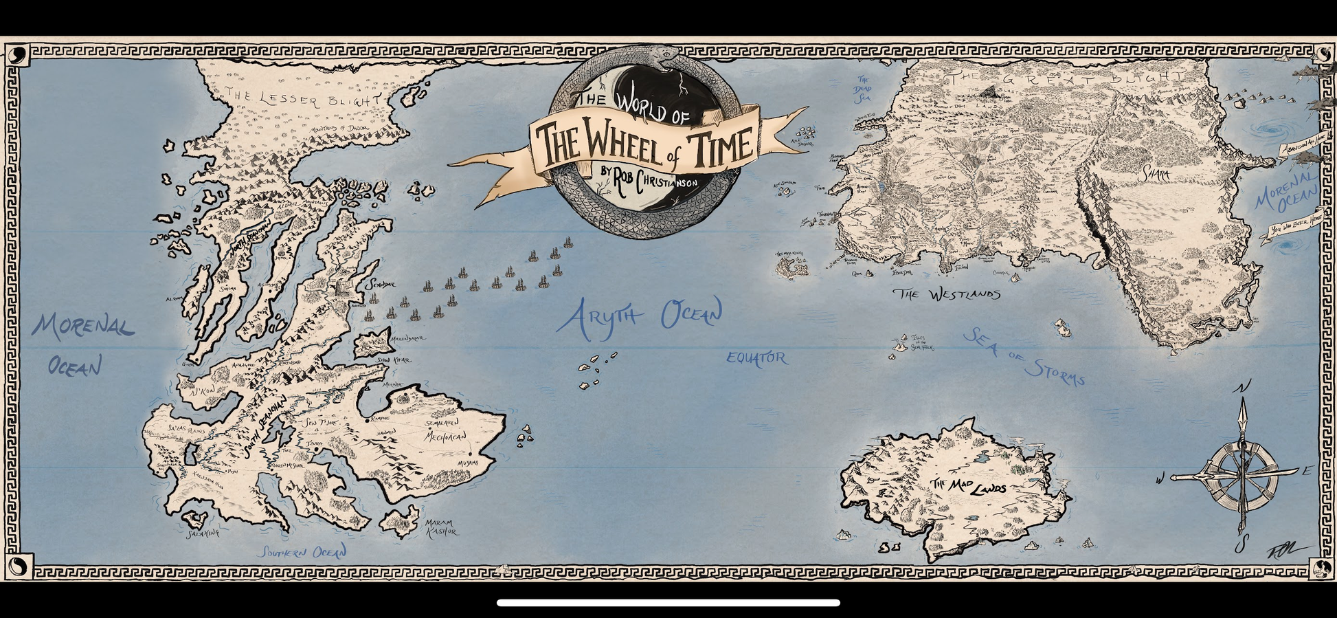 The Wheel Of Time World Map