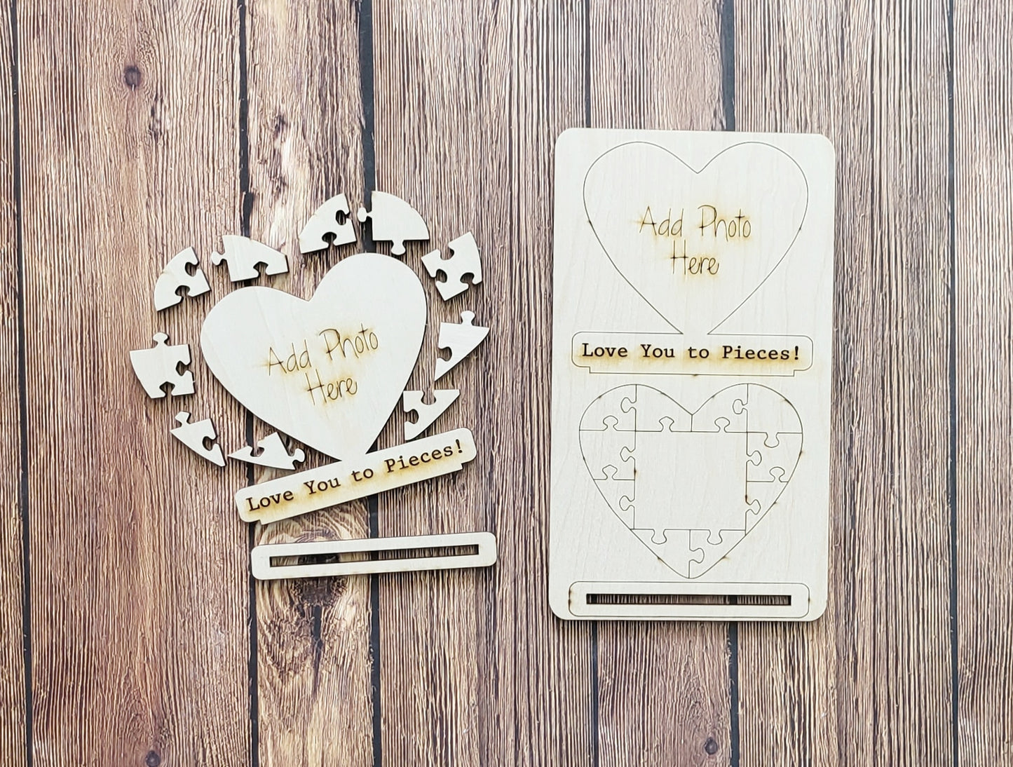 Love You to Pieces Pop-Out - Kit de pintura para niños listo para pintar
