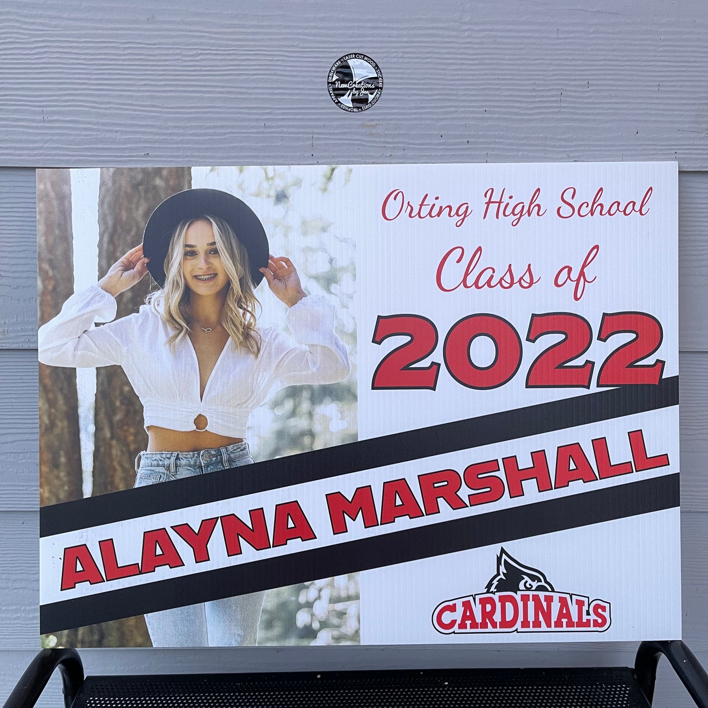 2024 Senior Photo Yard Sign - 24 x 18 Full Color