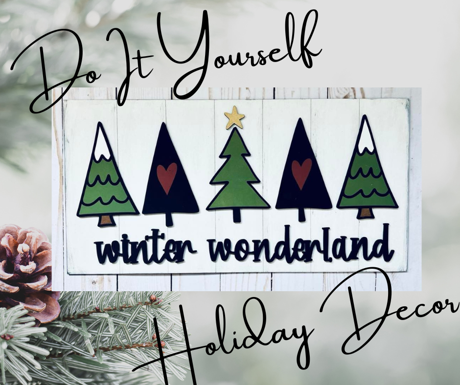 Winter Wonderland - Ready to Paint Sign 15.75" x 8" Sign