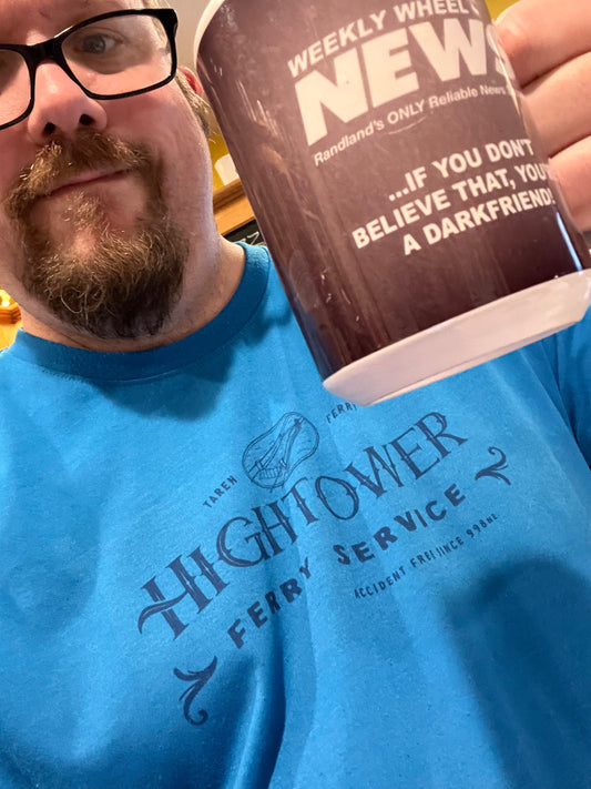 Servicio de ferry de Hightower: camisetas ligeras de recuerdo inspiradas en la Rueda del Tiempo