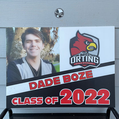 2024 Senior Photo Yard Sign - 24 x 18 Full Color