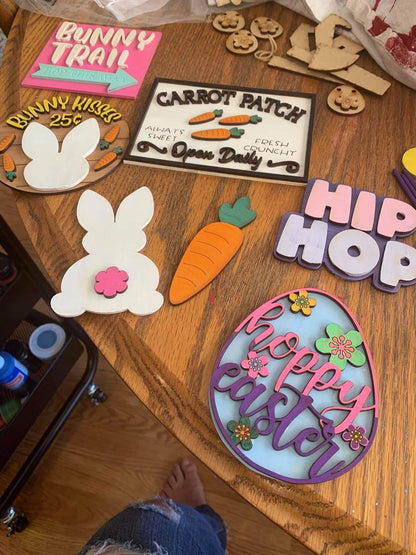 Hip Hop Bunny Trail Tiered Tray Kit