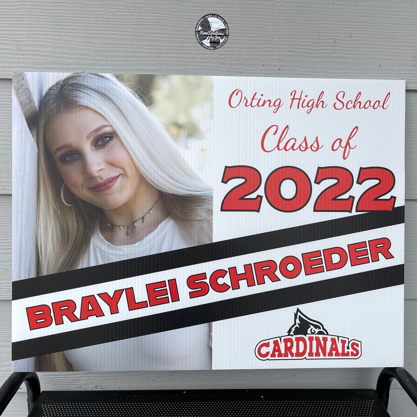 2024 Senior Photo Yard Sign - 24 x 18 Full Color