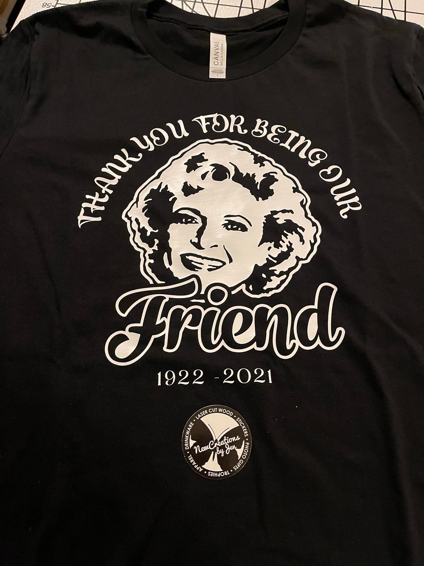 Gracias por ser un amigo - Betty White - Camiseta unisex premium