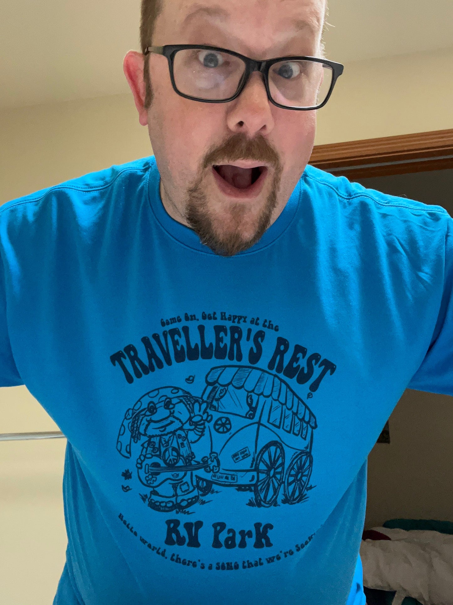 Traveller's Rest RV Park - Wheel of Time Inspired  Souvenir Lightweight  Tees
