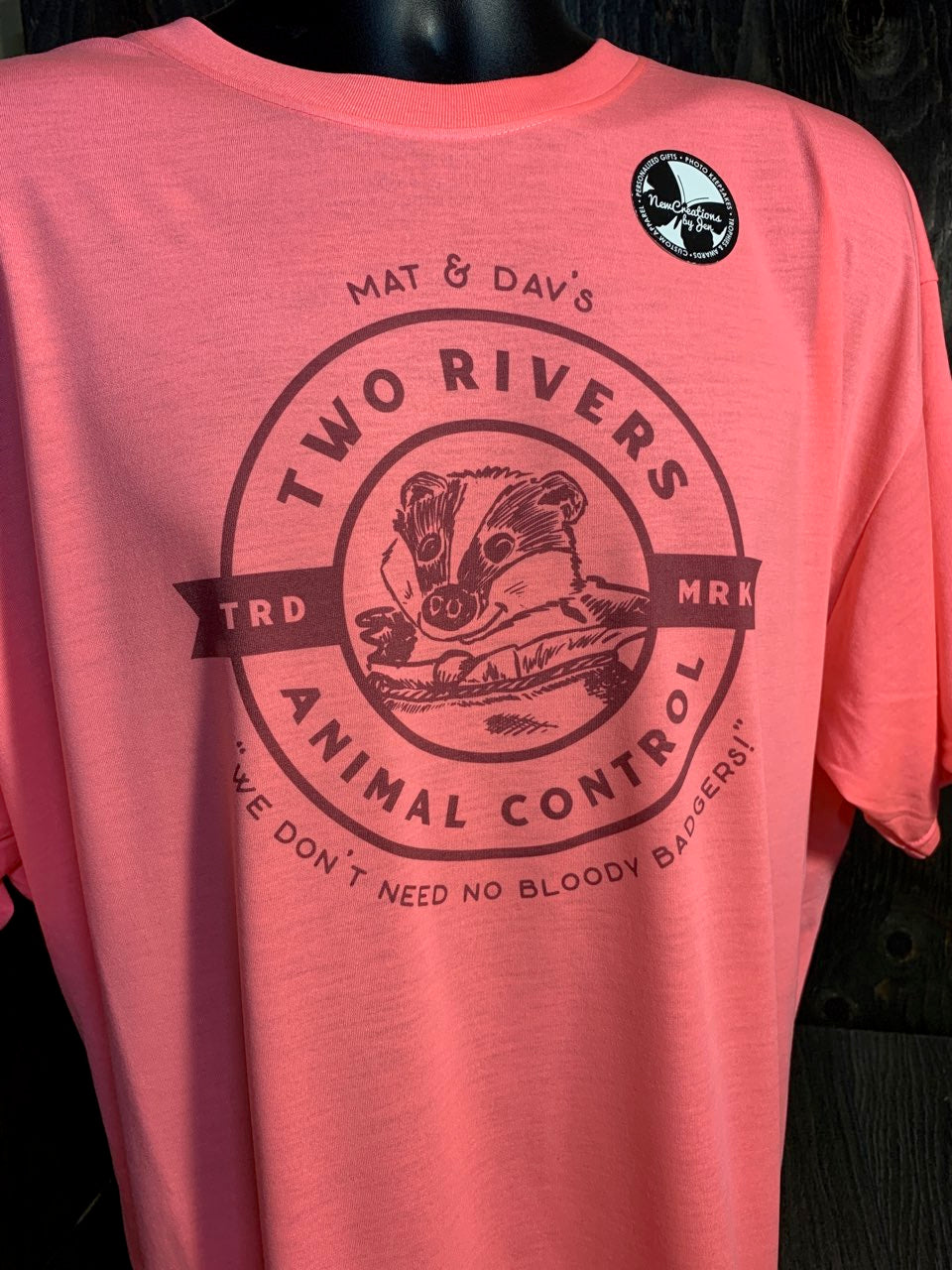 Two Rivers Animal Control - Wheel of Time Inspired  Souvenir Lightweight  Tees