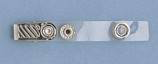 White Aluminum Tag with Slot