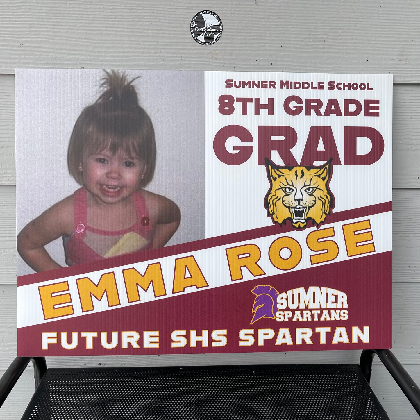 2024 Senior Photo Yard Sign - 24 x 18 Full Color