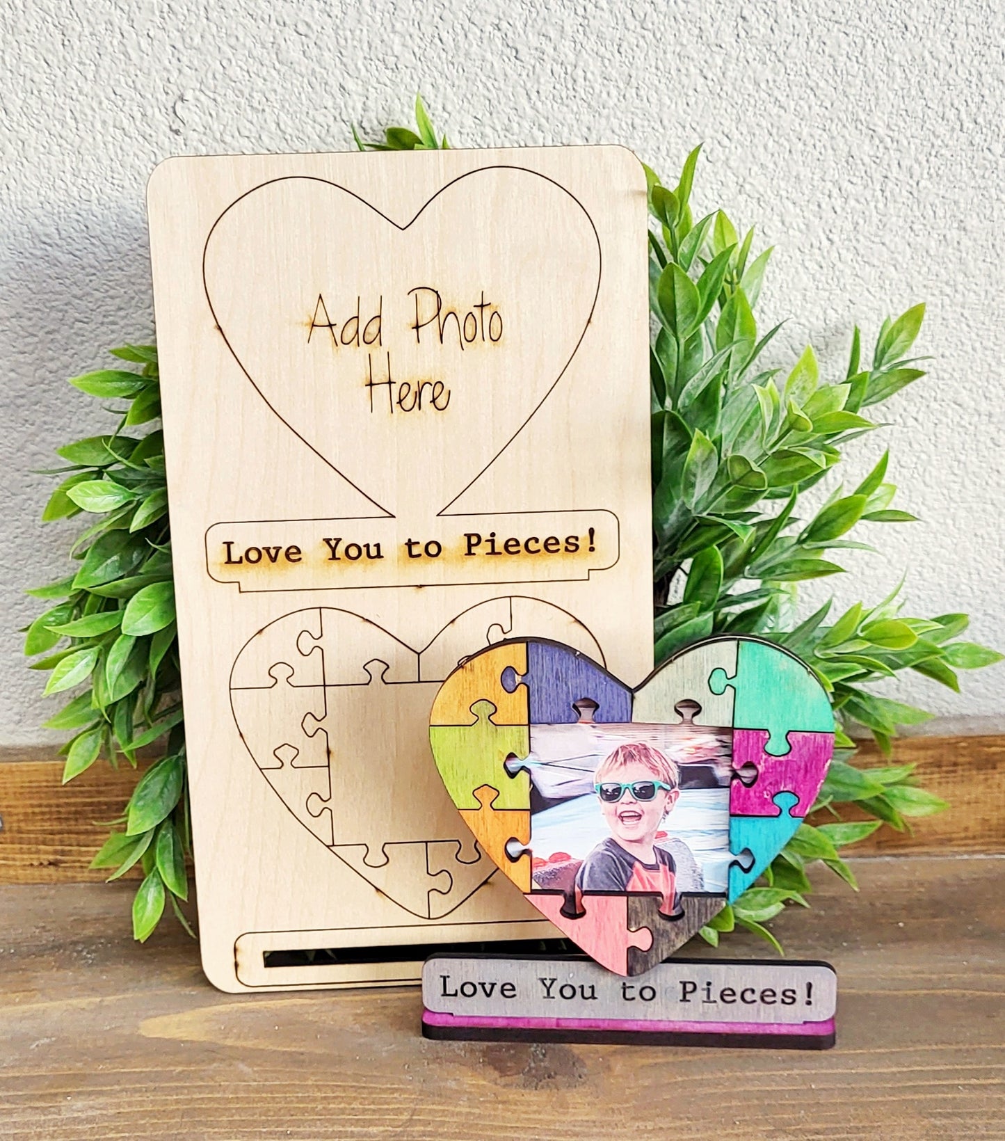 Love You to Pieces Pop-Out - Kit de pintura para niños listo para pintar
