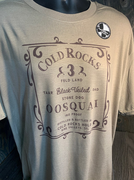 Camisetas ligeras de recuerdo de Cold Rocks Oosquai inspiradas en La Rueda del Tiempo