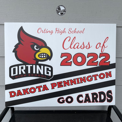 2024 Senior Photo Yard Sign - 24 x 18 Full Color