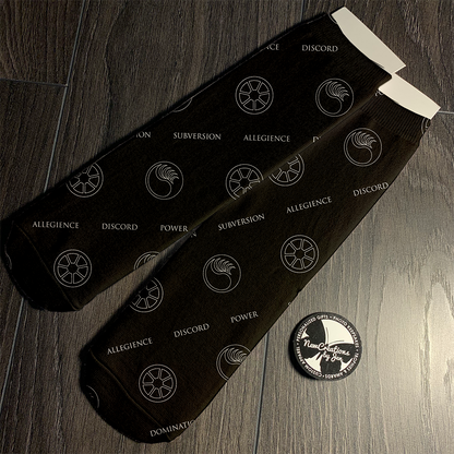 Calcetines con ruedas de WWN (inspirados en La rueda del tiempo)