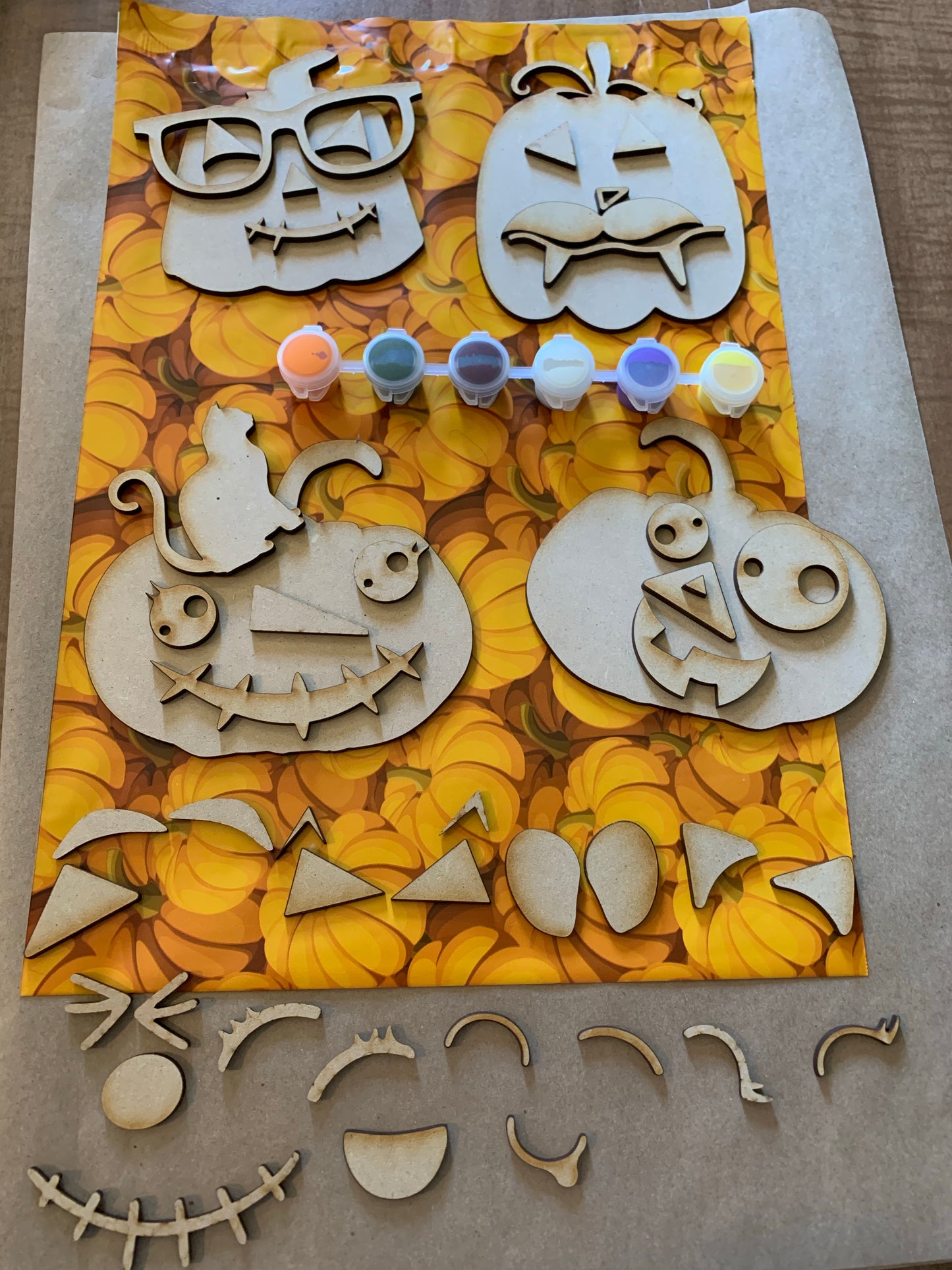 Kit de pintura de calabaza