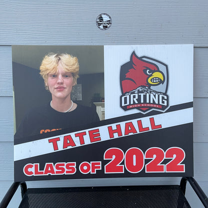 2024 Senior Photo Yard Sign - 24 x 18 Full Color