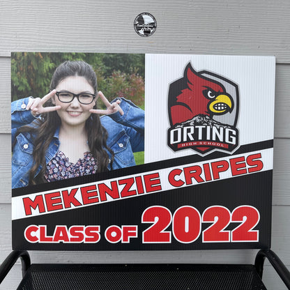 2024 Senior Photo Yard Sign - 24 x 18 Full Color