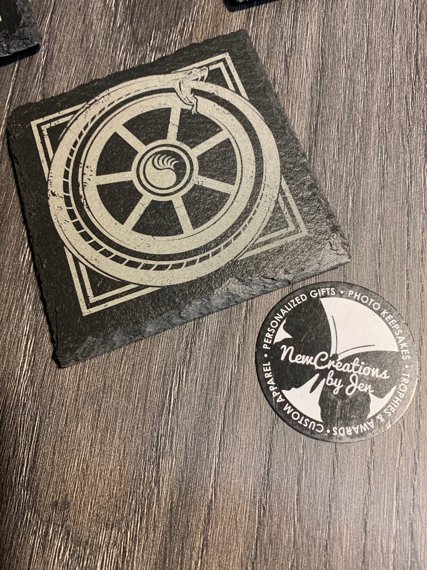 WWN - Slate Serpent Coasters