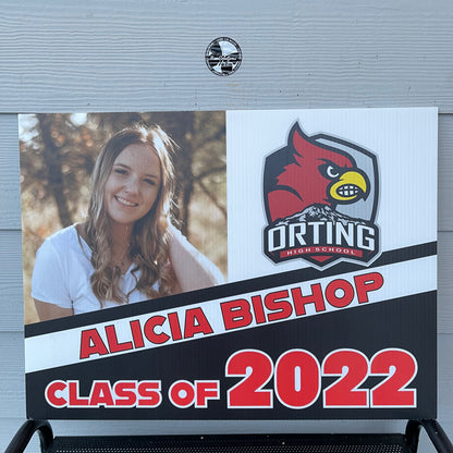 2024 Senior Photo Yard Sign - 24 x 18 Full Color