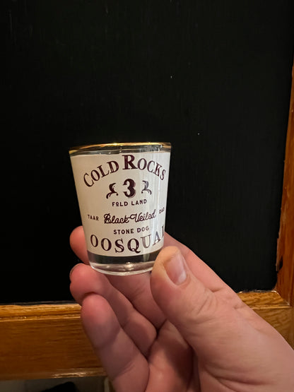 Vaso de chupito de la serie de souvenirs de la Rueda del Tiempo de Randland