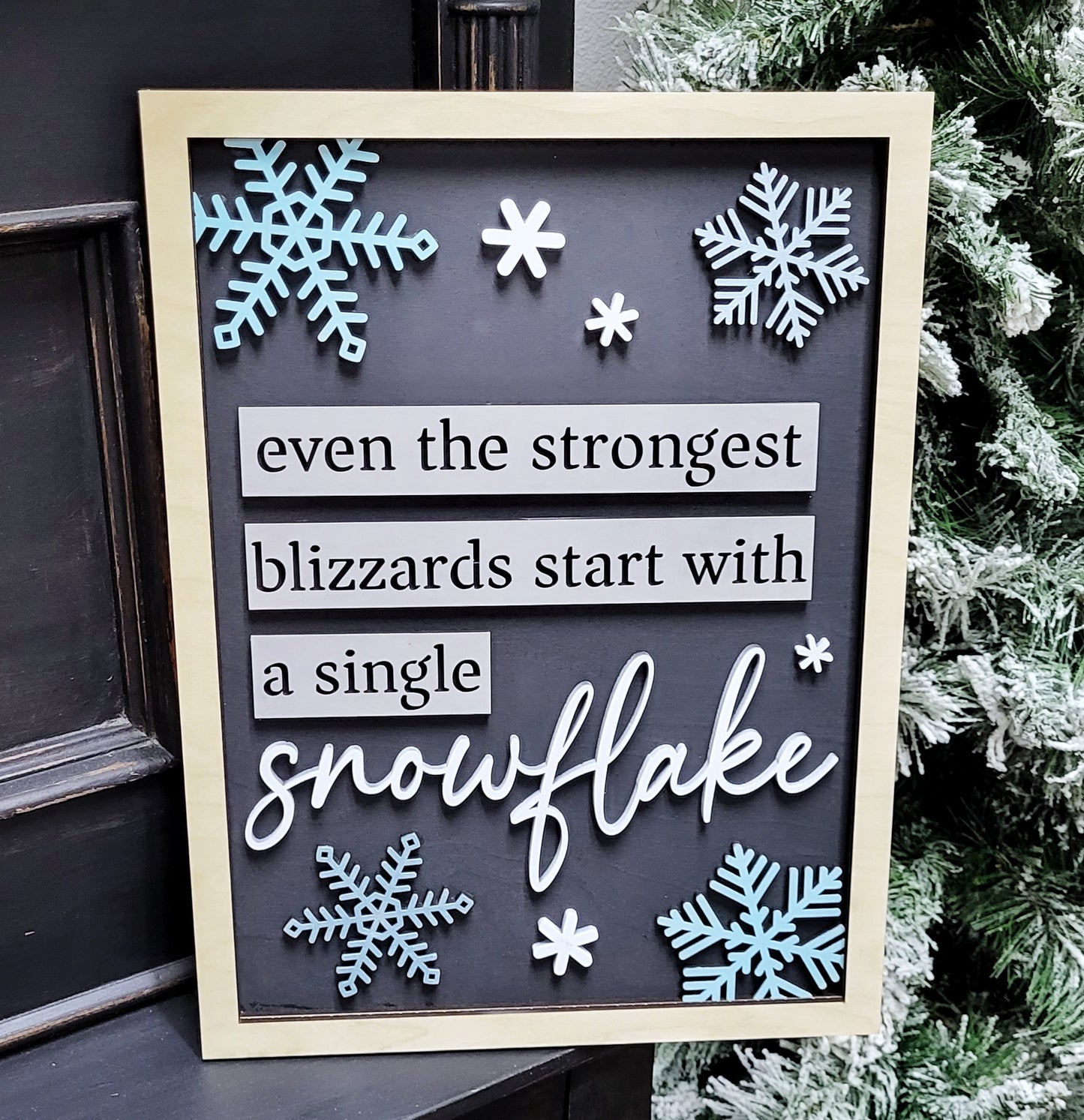 Blizzards - Ready to Paint Sign Large 14.5" x 10.5" Sign