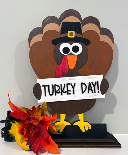 Turkey Day - Ready to Paint Shelf Sitter