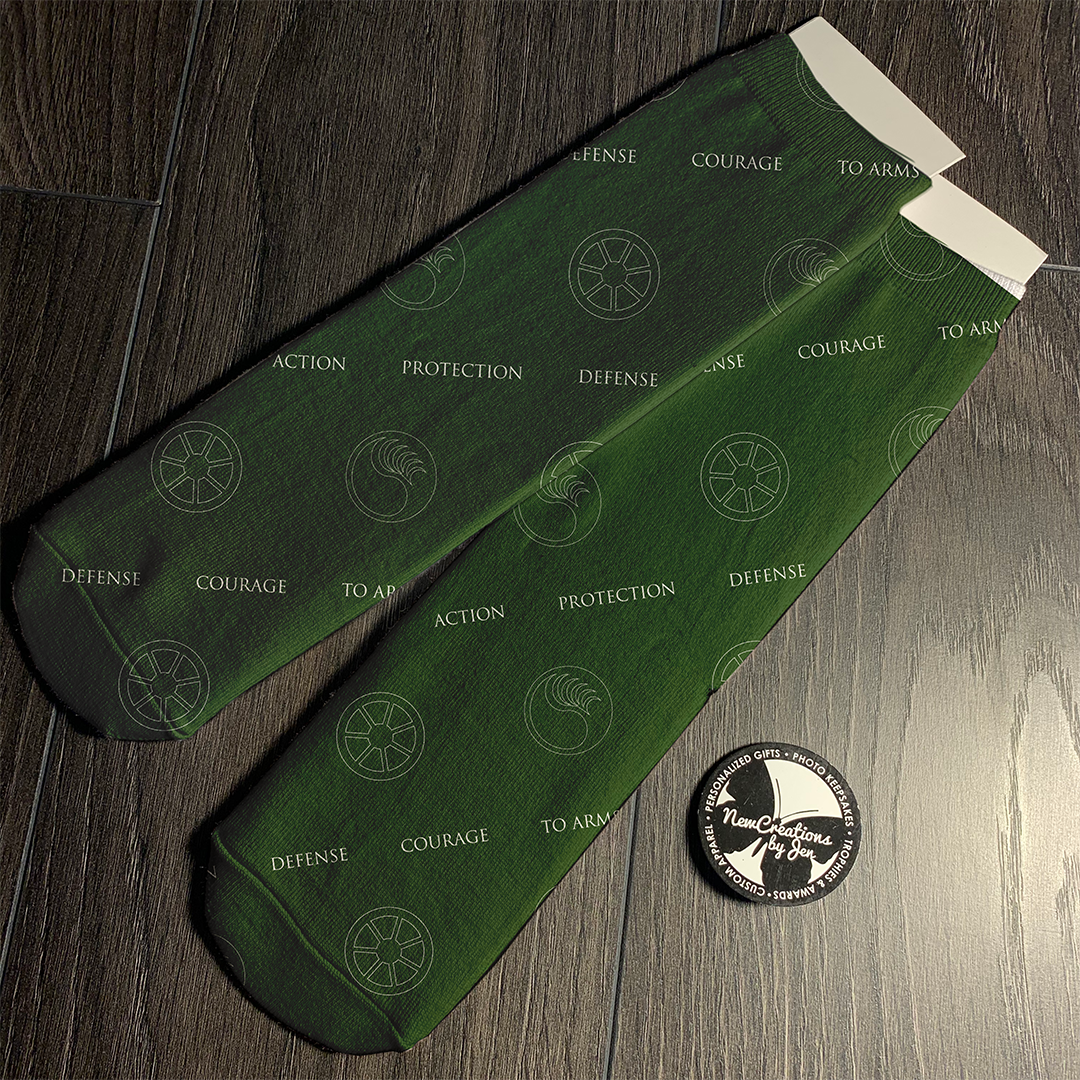 Calcetines con ruedas de WWN (inspirados en La rueda del tiempo)