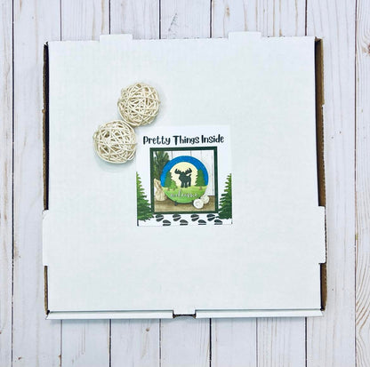 Moose Welcome Sign Kit - Ready to Paint - 10.5"