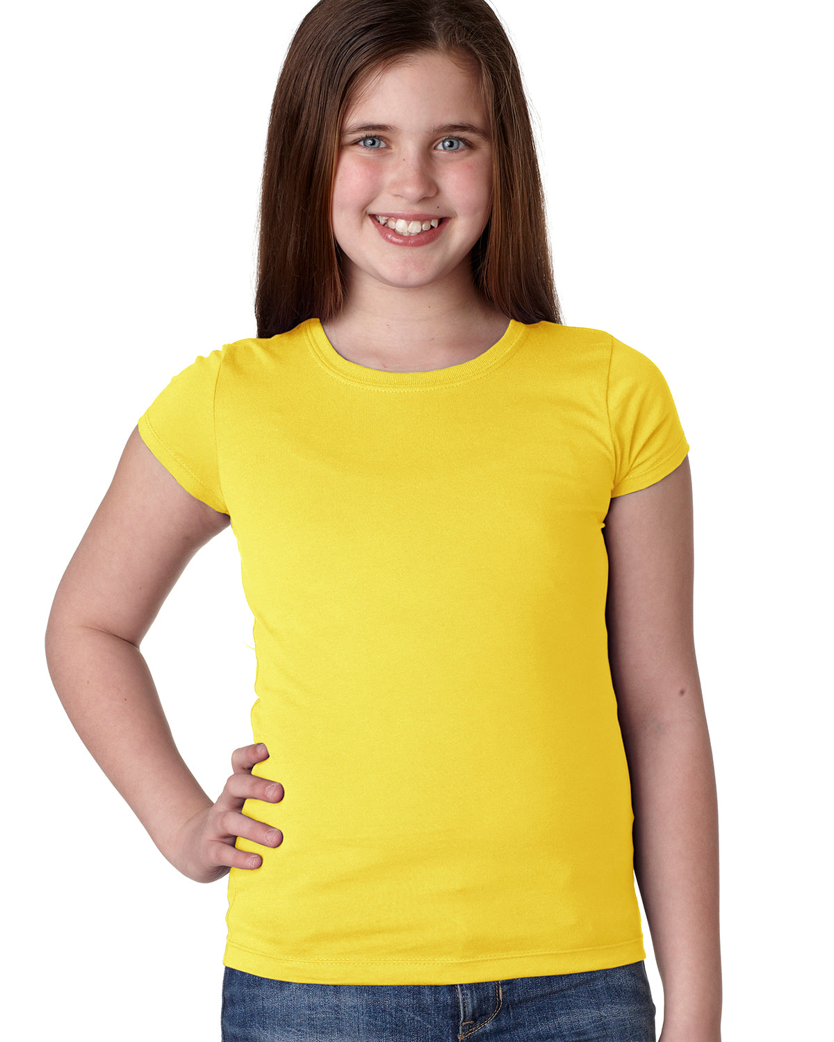 Girls’ Princess T-Shirt Soft Cotton Next Level N3710