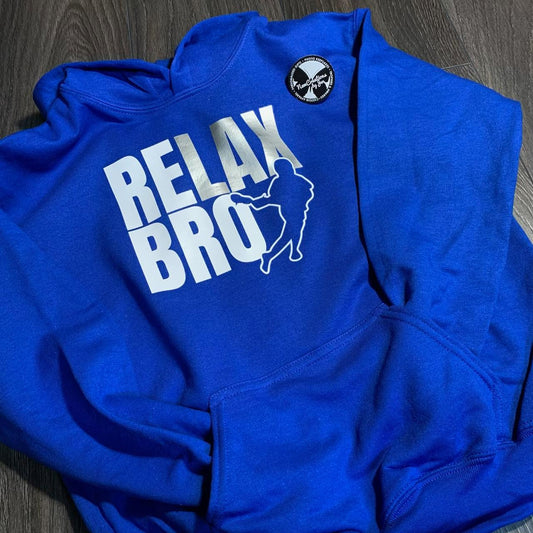 Relax Bro Youth Basic Hooded Sweatshirt