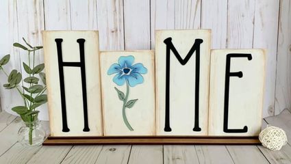 Letrero de pie para casa, caja de decoración completa + ¡sorpresa adicional!