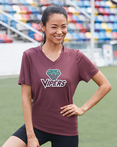 Camiseta de rendimiento Zone para mujer del equipo 365