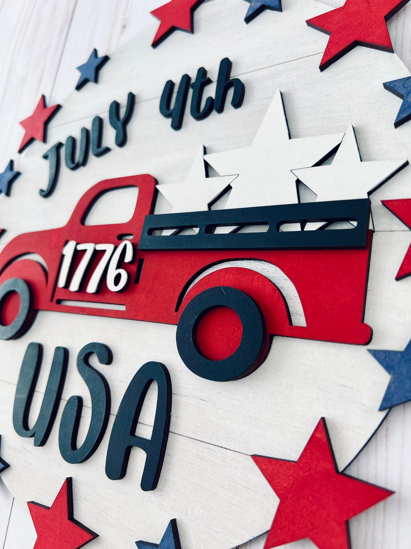Kit de pintura para hacer tú mismo para el 4 de julio de Truck USA: ¡Fiesta en una caja!