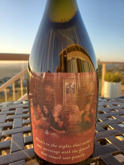 Wine Bottle Label - Full Color personalization